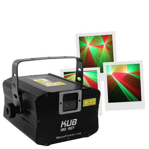 Laser Bicolore BoomTone DJ KUB 190 RGY