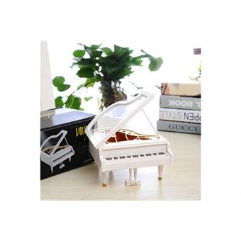 Mini boîte à musique de piano et décoration cadeau d'anniversaire style - multicolore - 1