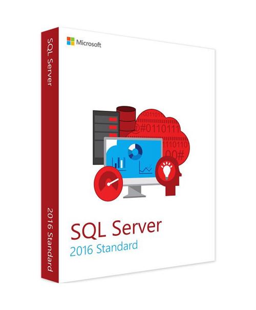 Microsoft SQL Server 2016 Standard (2 Core) - Clé licence à télécharger