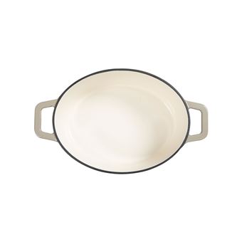Cocotte ovale Livoo MEP129G Gris