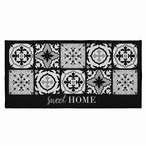 Tapis Déco Imprimé Tapis Deco Rectangle 57 X 115 Cm Imprime Alfama Douceur D'intérieur