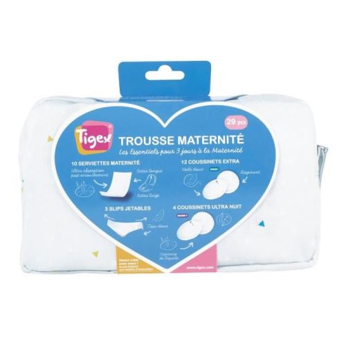 trousse d'allaitement - coffret d'allaitement Trousse de Maternité ? Les Essentiels pour 3 jours