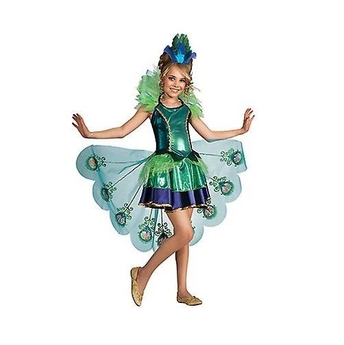 Rubie's costume d'enfant paon fille paon vert