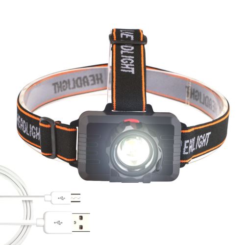 LED étanche USB rechargeable T6 lampe de poche Lampe frontale phares tête de la torche Camp