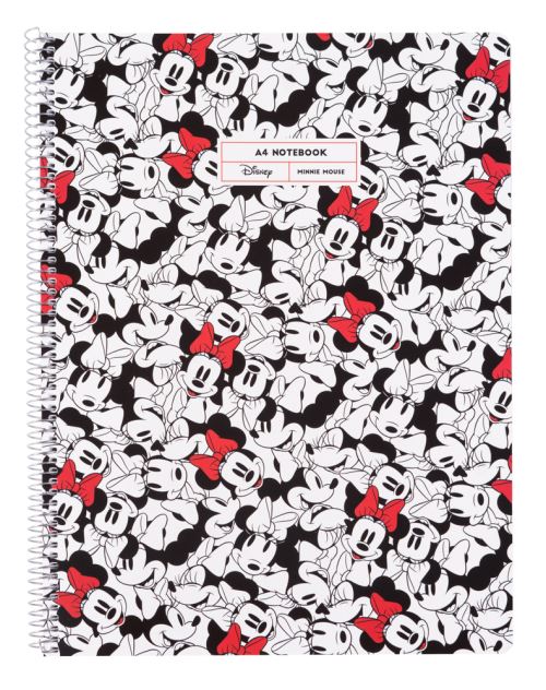 Cahier Couverture Polypropylene A4 Pautado Microperforado Minnie Mouse Rocks The Dots