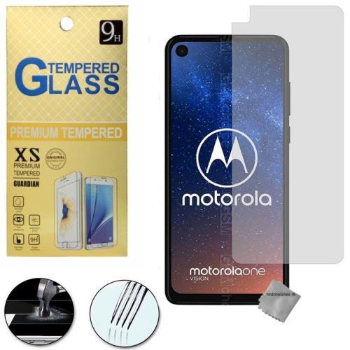 Film de protection vitre verre trempe transparent pour Motorola One Vision
