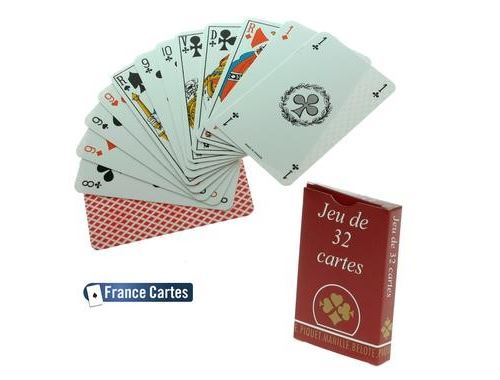 Jeu De Compétition 32 Cartes Étui Carton