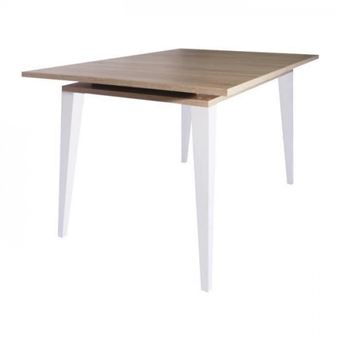 Oslo Table Extensible Scandinave Decor Chene Naturel Pieds