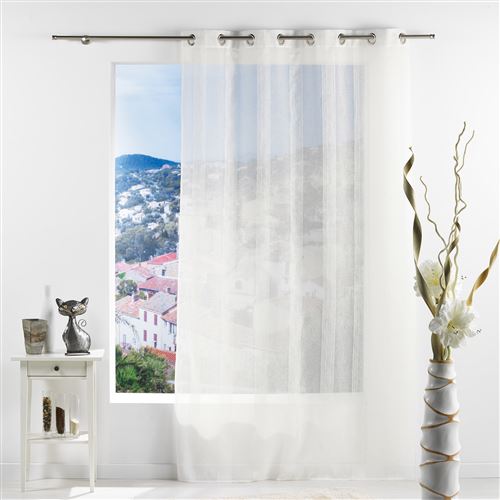 Panneau a oeillets 140 x 240 cm voile sable salina Naturel