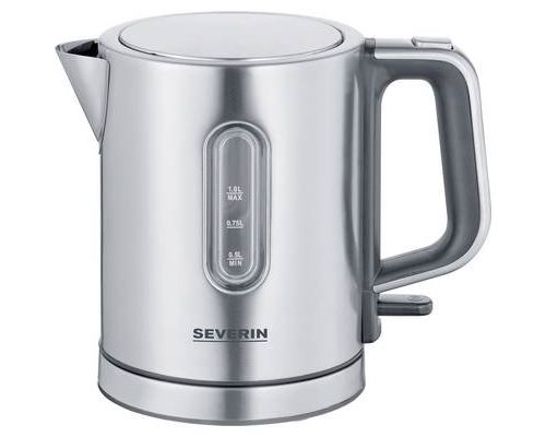 SEVERIN WK 3415 - Waterkoker - 1 liter - 2400 W - opgeruwd roestvrij staal