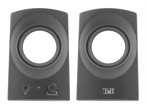 T'nB ARK - Haut-parleurs - pour PC - 3 Watt (Totale) - noir, blanc