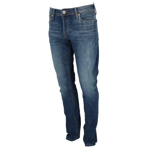 Pantalon jeans slim Jack and jones Glenn 32 nv denim jeans Bleu taille : 32 réf : 30604