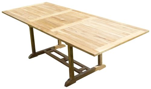 Table ASTANA Rectangle 180-240x100x75 Teck Premium