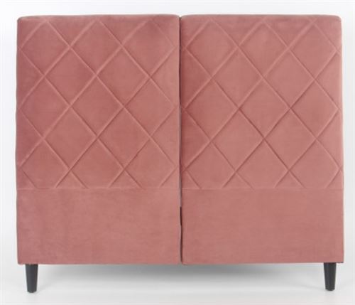 Tête de lit Apolline 140cm Velours Rose