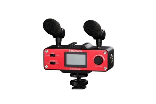 Saramonic smartmixer Professional Recording Stereo Microphone Rig for iPhone & Android Smartphone