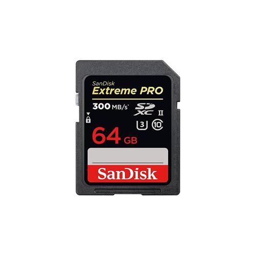 SanDisk Extreme Pro - Carte mémoire flash - 64 Go - UHS-II U3 / Class10 - 1733x/2000x - SDXC UHS-II