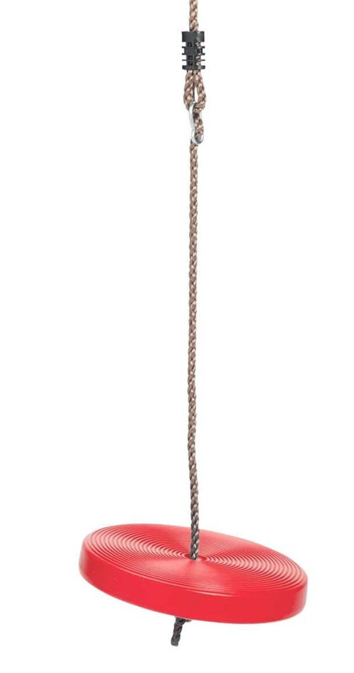 Swing King Balançoire disque en plastique rouge