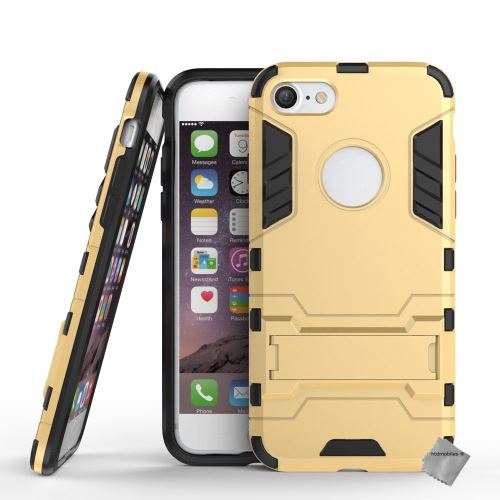 Coque rigide anti choc pour Apple iPhone SE (2020) avec film ecran - OR