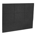 Tête de lit déco carré chic gris chiné 200 - Epeda
