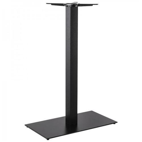 Paris Prix - Pied De Table xl Métal 110 Cm Noir