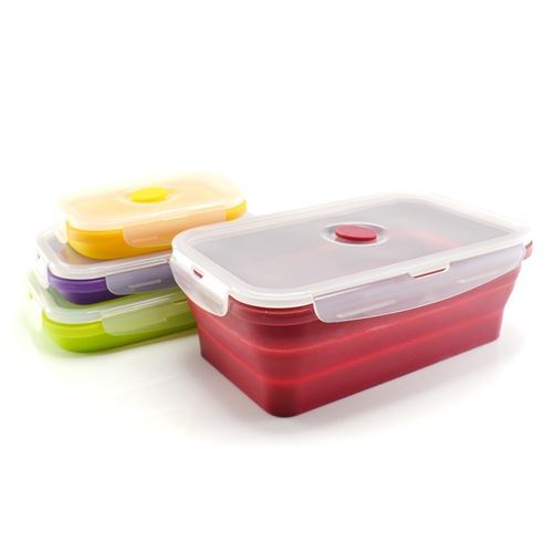 Lot de 4 boîtes hermétiques rétractables