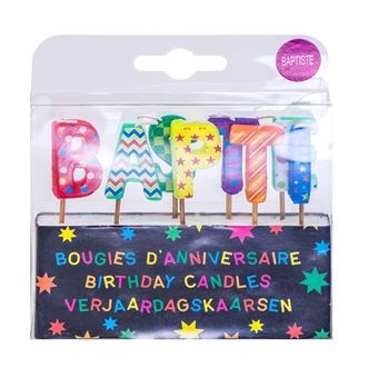 Bougies D Anniversaire Prenom Baptiste Article De Fete Achat Prix Fnac Bougies D Anniversaire Prenom Baptiste Article De Fete Achat Prix Fnac