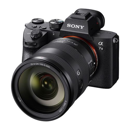 Sony Alpha 7 III + SEL FE 24-105 mm f/4 G OSS + Garantie 2 ans