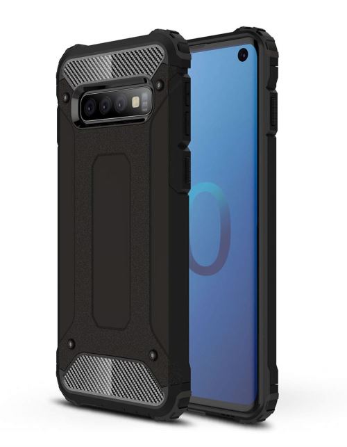 Coque Anti Choc Pour Samsung Galaxy S10 Modèle Armor - Noir