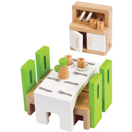 Meubles de salle à manger pour maison de poupée Hape E3454