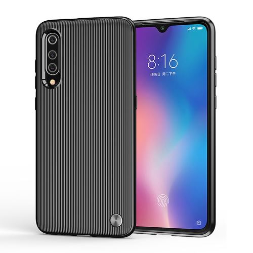 Coque en TPU Bande noir pour votre Xiaomi Mi 9
