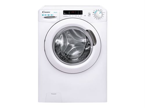 Candy Smart Cs 1472De/1-S - Machine À Laver - Largeur : 60 Cm - Profondeur : 49 Cm - Hauteur : 85 Cm - Chargement Frontal - 48 Litres - 7 Kg - 1400 Tours/Min - Blanc