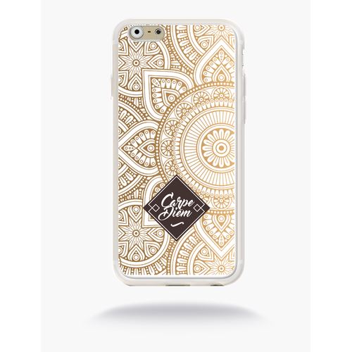 Coque Carpe Diem Modif Orient Fond Blanc Compatible Apple Iphone 6 Silicone Blanc Mat