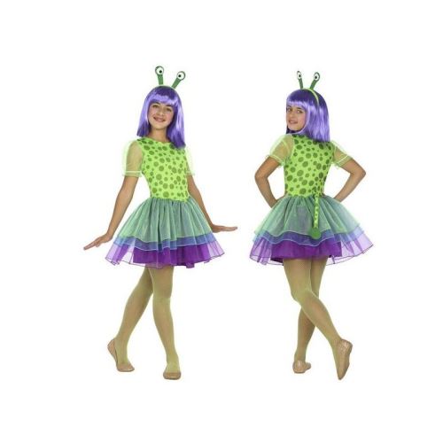 Déguisement pour Enfants Alien (3 Pcs) Vert (Taille 3-4 Ans)
