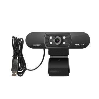 Docooler ASHU USB 2.0 Web Caméra Numérique Full HD 1080 P Webcams avec  Microphone Clip-sur 2.0 Mégapixels CMOS Caméra Web Cam pour Ordinateur PC  Ordinateur Portable - Webcam