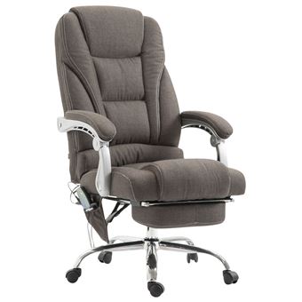 Fauteuil De Bureau PACIFIC CLP - Similicuir, Massage Intégré Et Support Jusqu'à 150 Kg - Ergonomique Et Confy