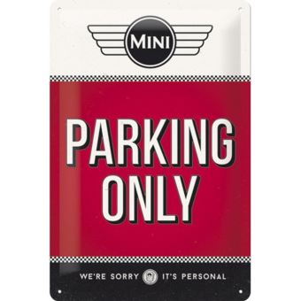 Plaque métallique Parking Austin - 1