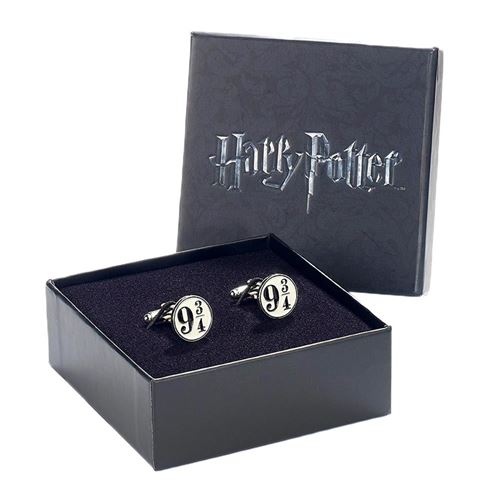 Boutons de Manchette Plateforme Harry 3/4 Plaqué Argent - Plateforme Harry Potter