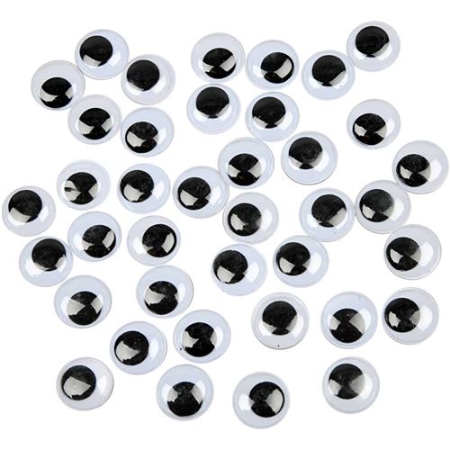 Creotime wobbly junior 20 mm noir/blanc 16 pièces