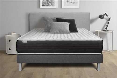 Ensemble Sommier Matelas 160x200 VITALSPRING - 24cm - Ferme