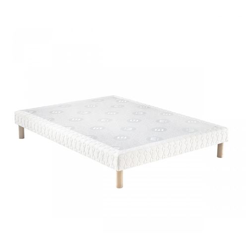 Sommier tapissier Merinos confort morphologique pieds 140x200