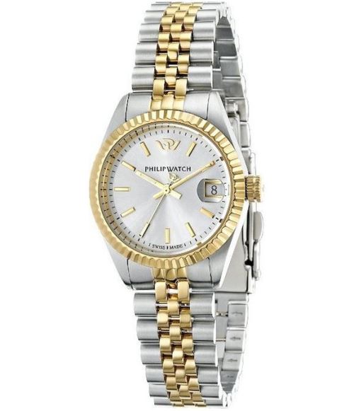 Philip Watch Montre Femme R8253107515 Argent, Blanc