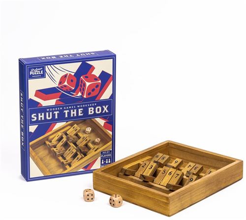 Professor Puzzle jeu de dés Shut the Box