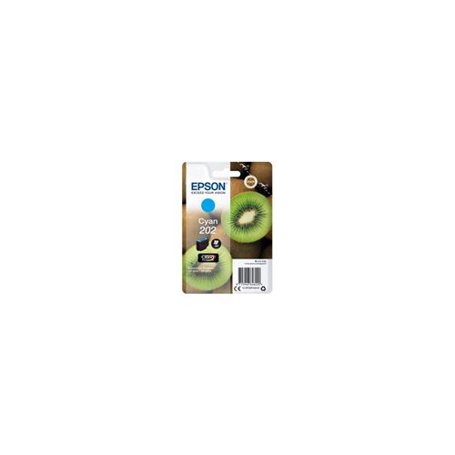 Epson 202 - 4.1 ml - cyan - original - blister - cartouche d'encre - pour Expression Home XP-202; Expression Premium XP-6000, XP-6005, XP-6100, XP-6105