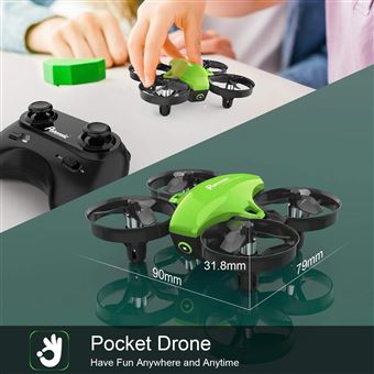 Mini drone intérieur pour enfants, RC Nano Quadcopter avec