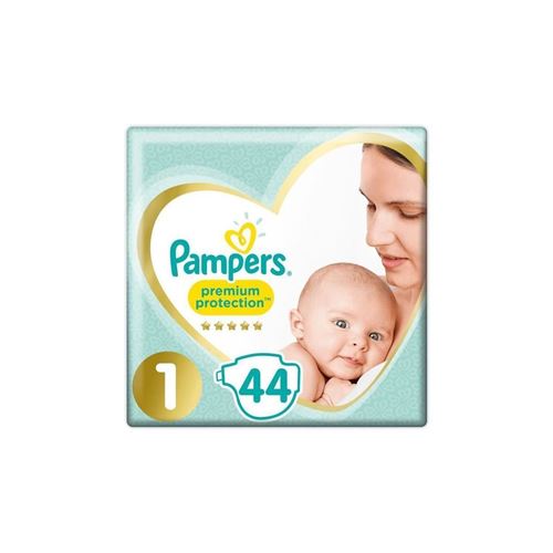 Pampers - new baby - couches taille 1 (2-5 kg/nouveau-né) - pack géant - lot de 2 (x88 couches)