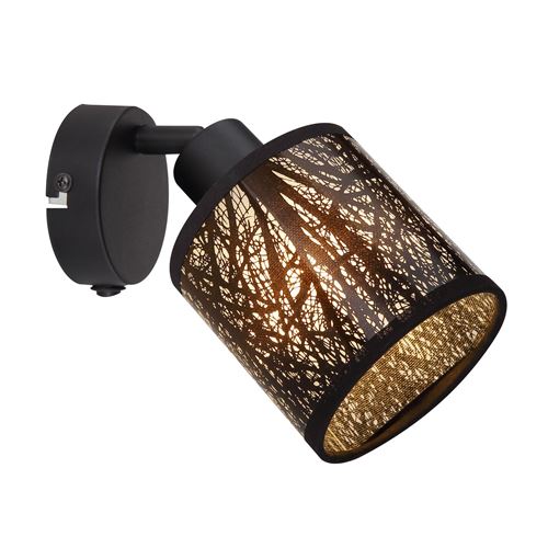 Applique spot design Barzi - Noir