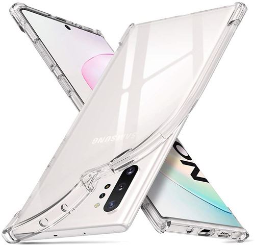 Coque Antichoc Silicone Transparent pour Samsung Galaxy NOTE 10 PLUS [Phonillico®]