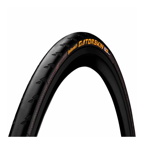 Pneu route 700 x 23 continental gatorskin protection anti-crevaison 220g 180tpi ts Noir