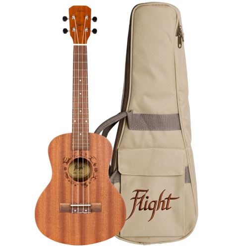 Flight NUT310 Sapele - ukulele tenor + housse