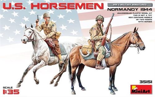 Miniart - Miniart - U.S. Horsemen. Normandy 1944